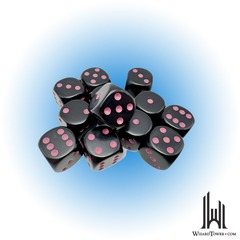 OPAQUE 12D6 BLACK/PINK 16MM